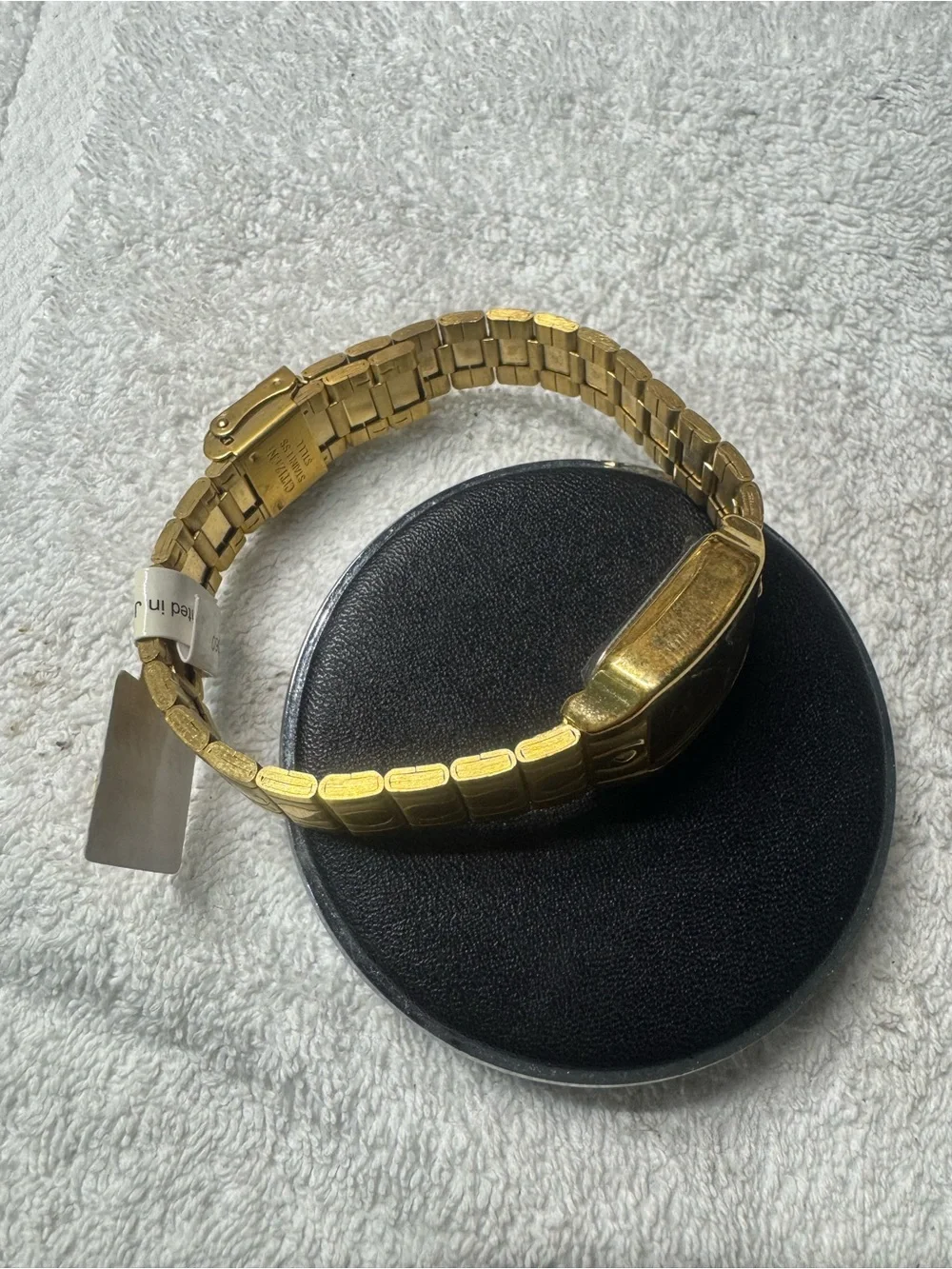 Citizen Gold-Tone Watch with Black Dial